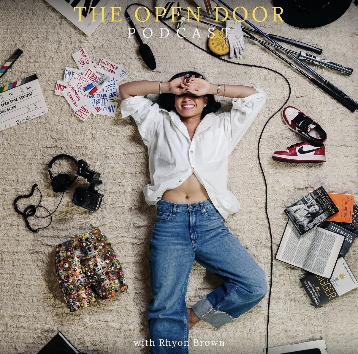 The Open Door — podcast cover art with Rhyon Brown